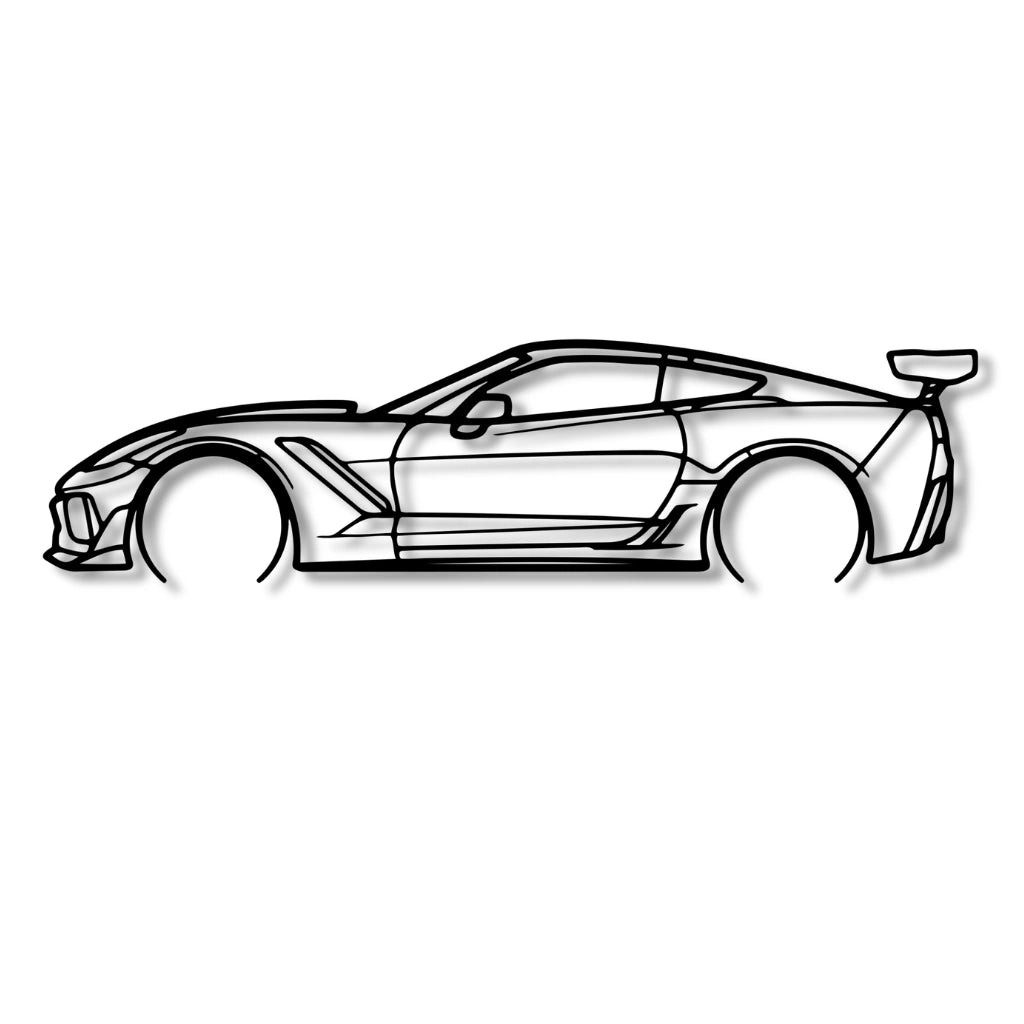 Decor metalic Chevrolet Corvette C7