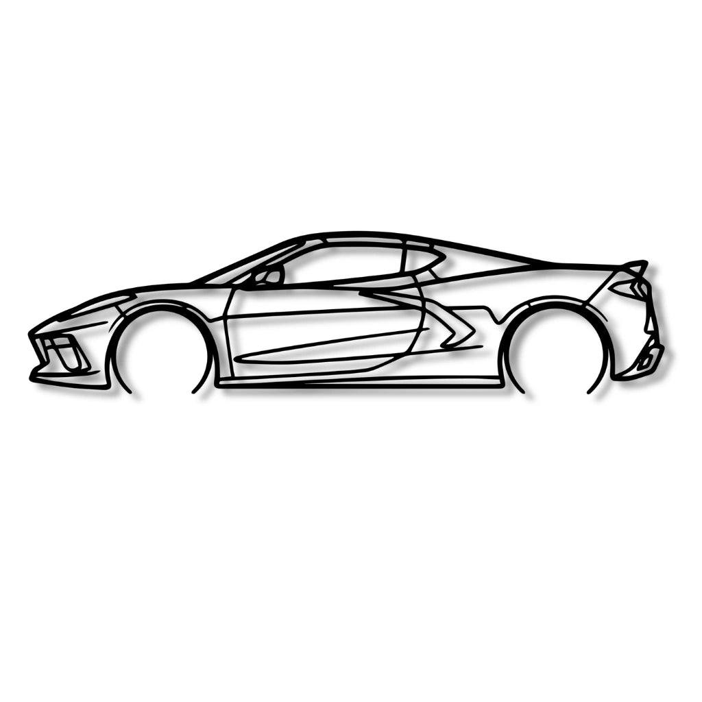 Decor metalic Chevrolet Corvette C8