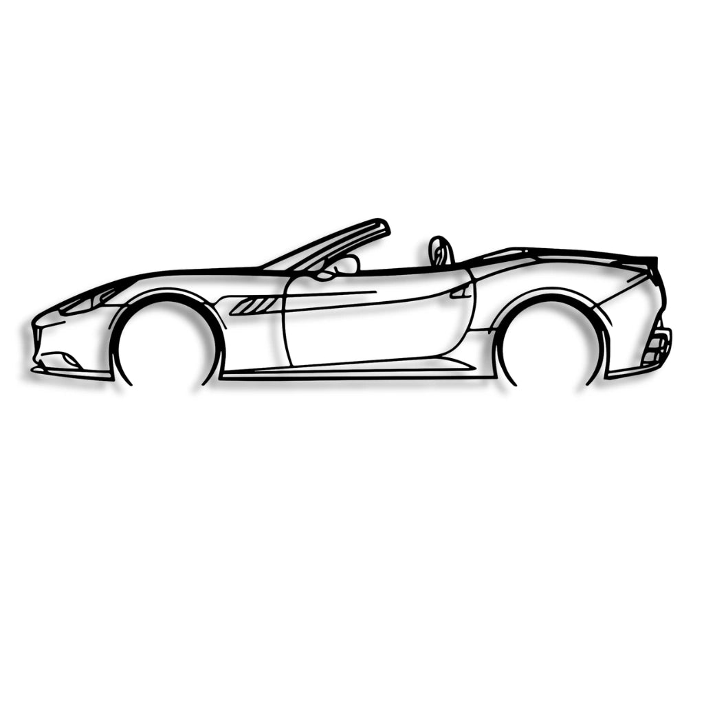 Decor metalic Ferrari California