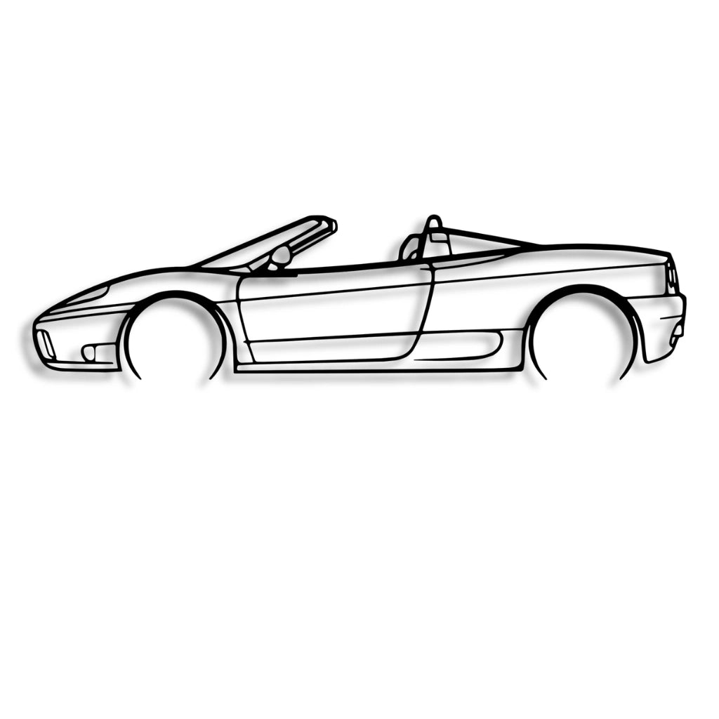 Decor metalic Ferrari 360 Spider