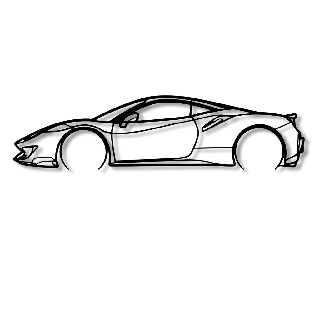 Decor metalic Ferrari 448 Pista