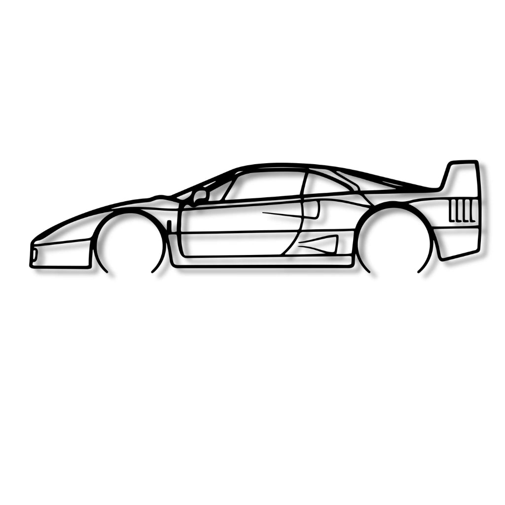 Decor metalic Ferrari F40