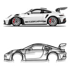 Decor metalic Porsche 911 GT3 RS