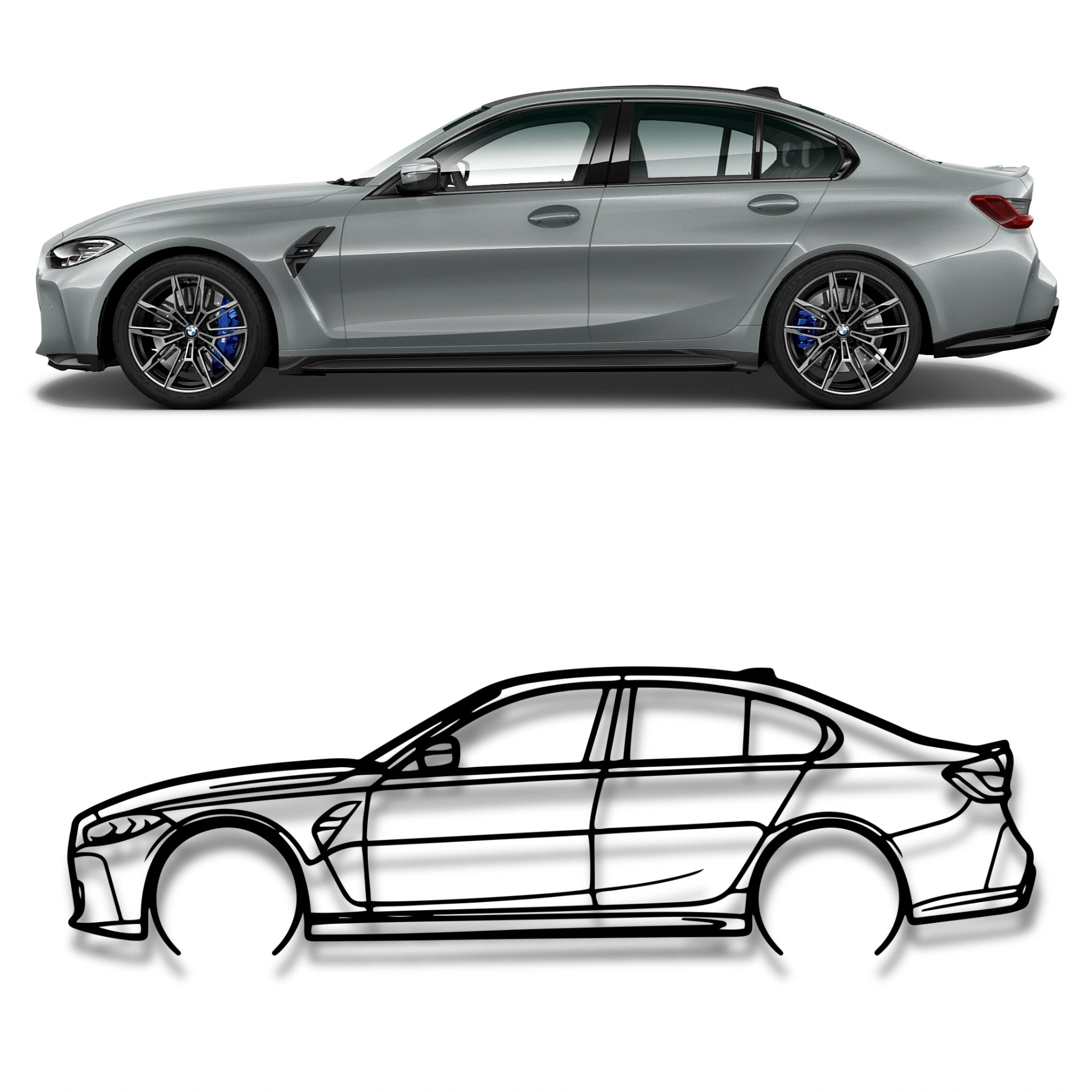Decor metalic BMW M3 G80